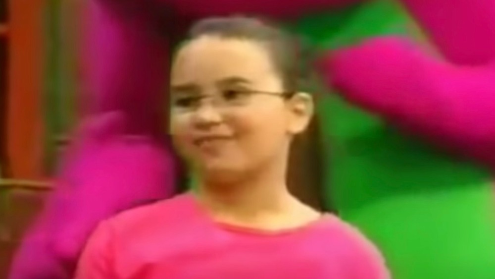 Young Demi Lovato smiling