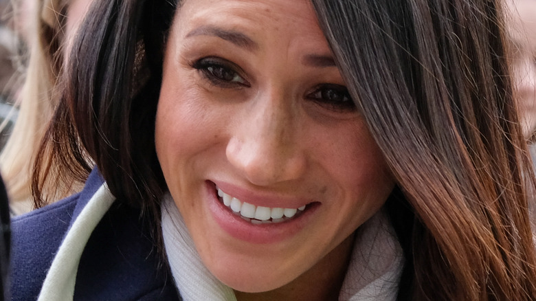 Meghan Markle smiling