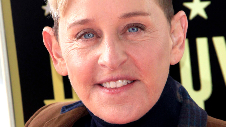 Ellen DeGeneres smiling