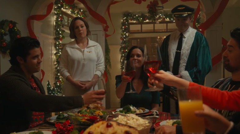 Still of Erin Krakow in "Christmas Above the Clouds."