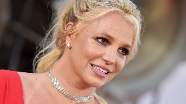 Britney Spears smiling