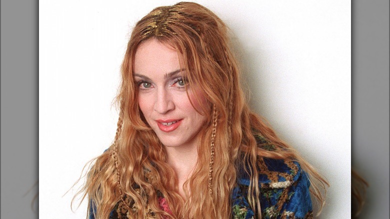 Madonna smiling