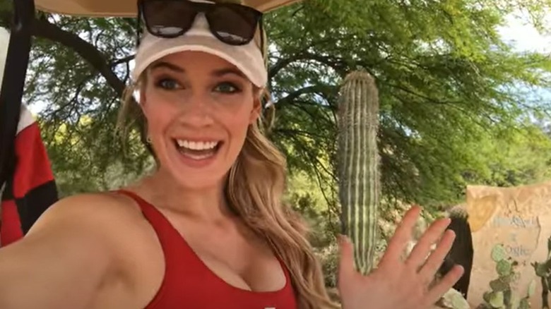 Paige Spiranac in YouTube video