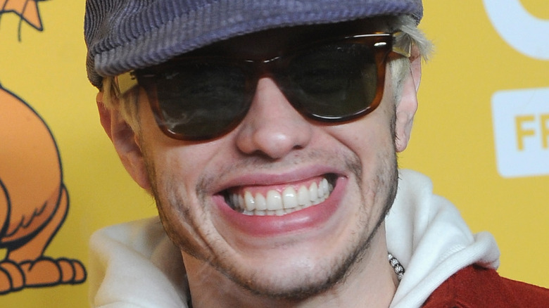 Pete Davidson smiling