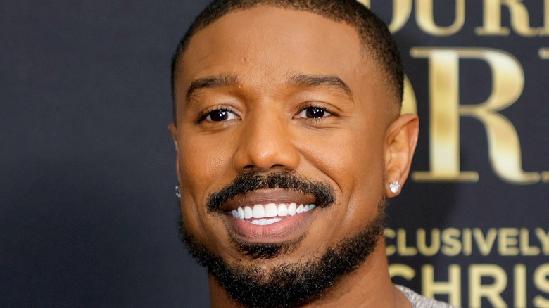 Michael B Jordan smiles