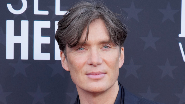 Cillian Murphy smiling in close-up