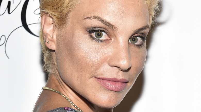 Lisa D'Amato looking at camera