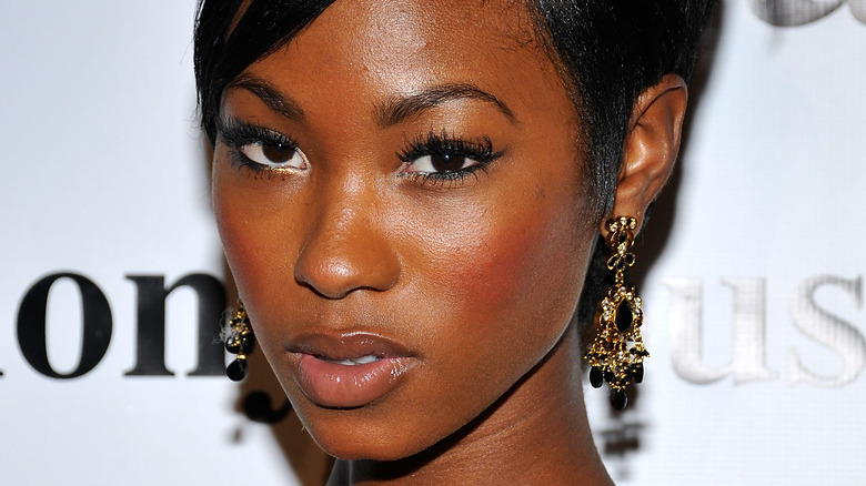 Monique Calhoun looking at camera