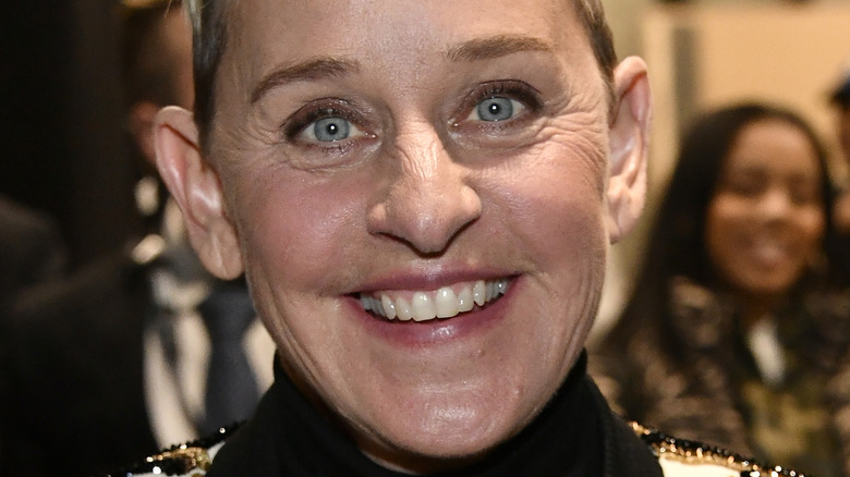 Ellen DeGeneres blue eyes smiling