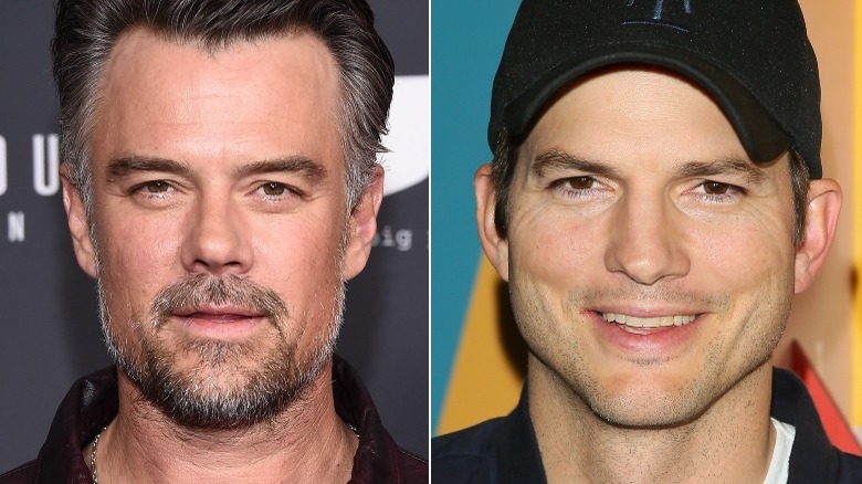 Ashton Kutcher and Josh Duhamel Smiling