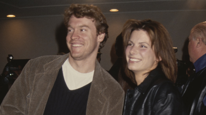 Tate Donovan and Sandra Bullock together