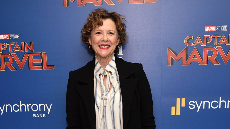 Annette Bening at Captain Marvel screening