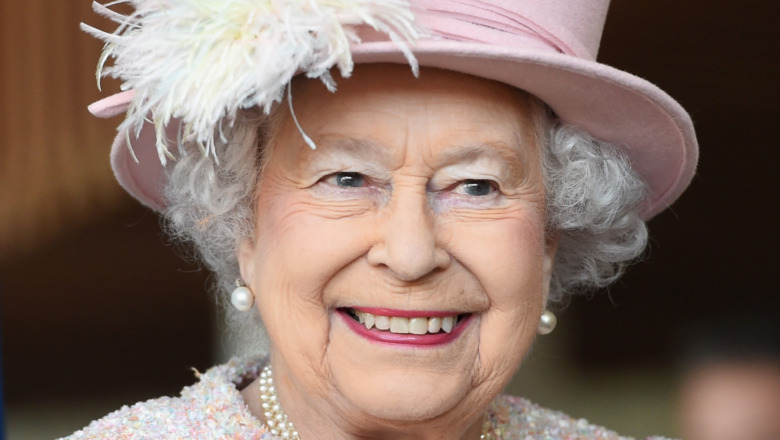 Queen Elizabeth II poses