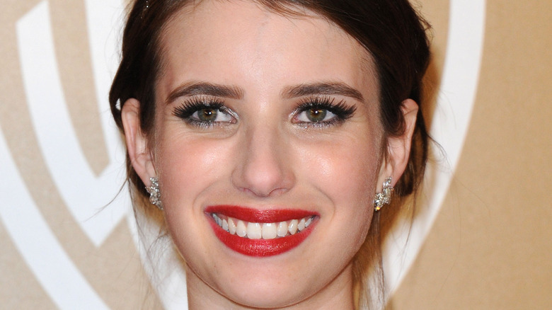  Emma Roberts arrives to the WB/In Style Golden Globe Party