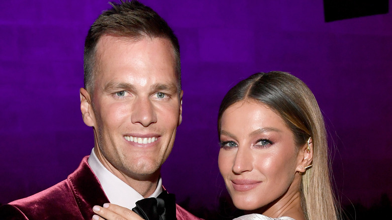 Tom Brady and Gisele Bündchen smile