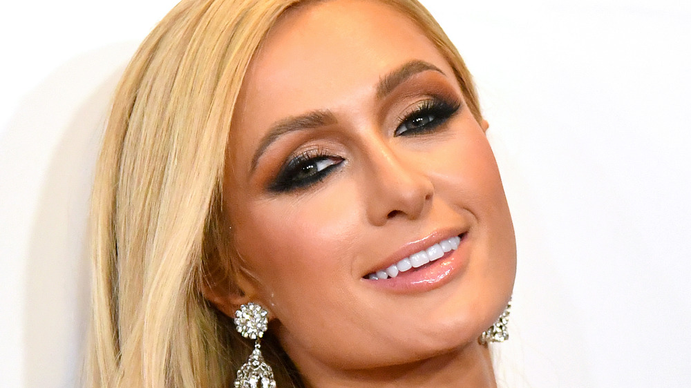 Paris Hilton smiling