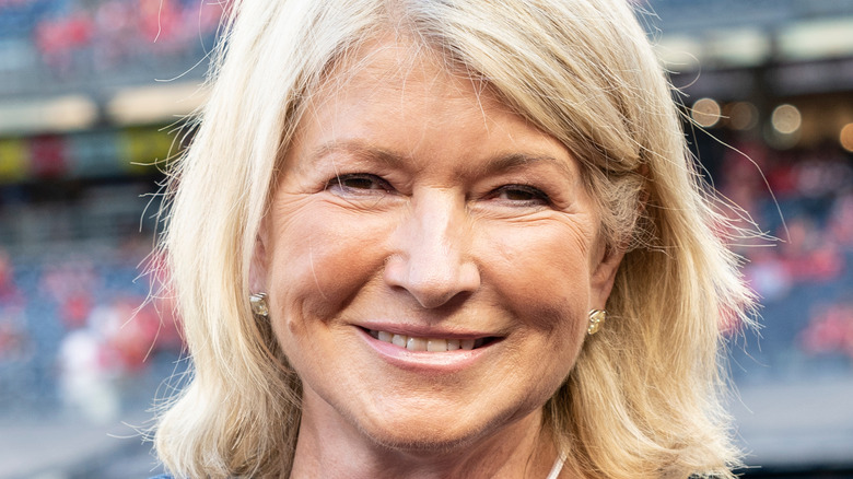 Martha Stewart at a 2019 sporting event