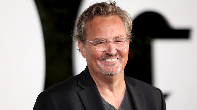 Matthew Perry glasses smiling