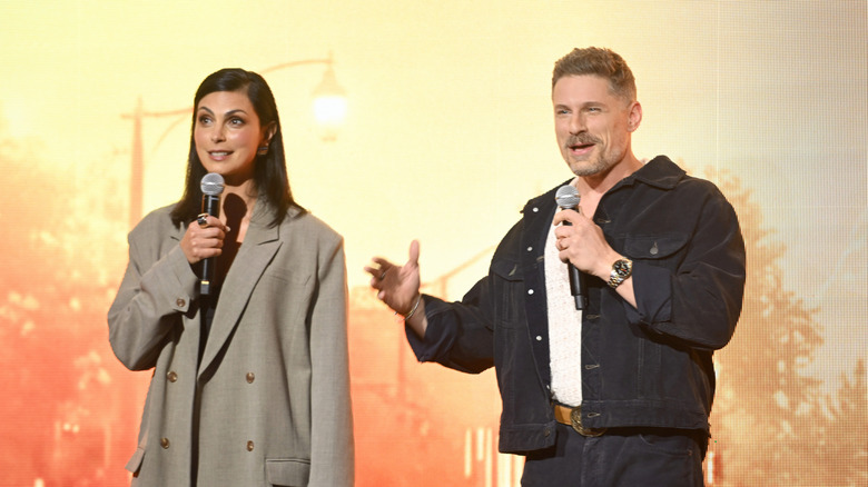 Morena Baccarin and Matt Lauria at New York Upfront Partnership Event 2026