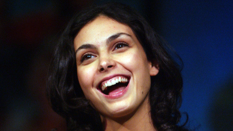 Morena Baccarin with an open smile