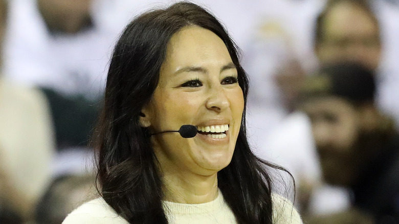 Joanna Gaines attending Kansas Jayhawks vs. the Baylor Bears at Ferrell Center
