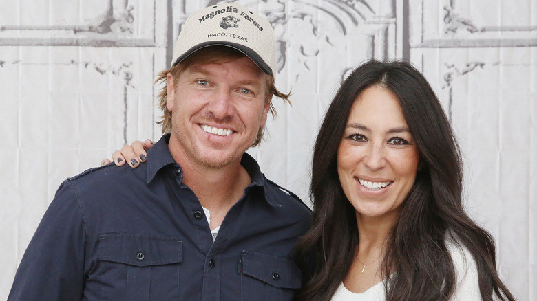 Chip and Joanna Gaines promoting The Magnolia Story at AOL HQ