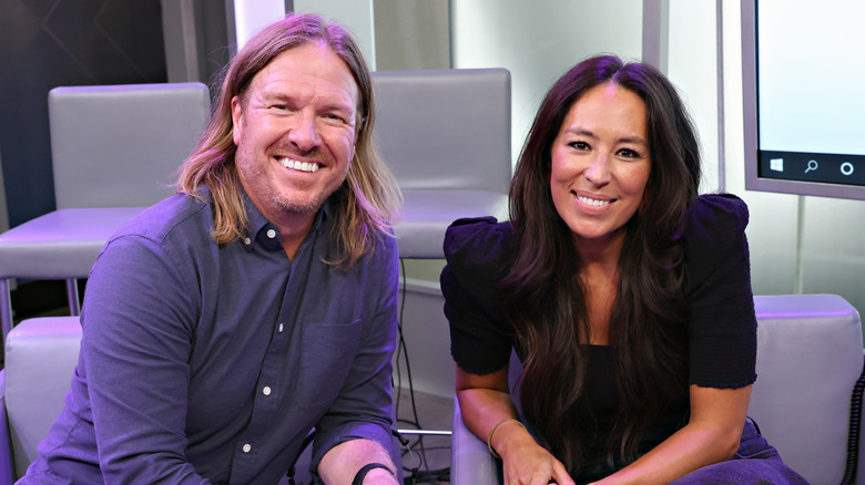 Chip and Joanna Gaines at New York's SiriusXM Studios