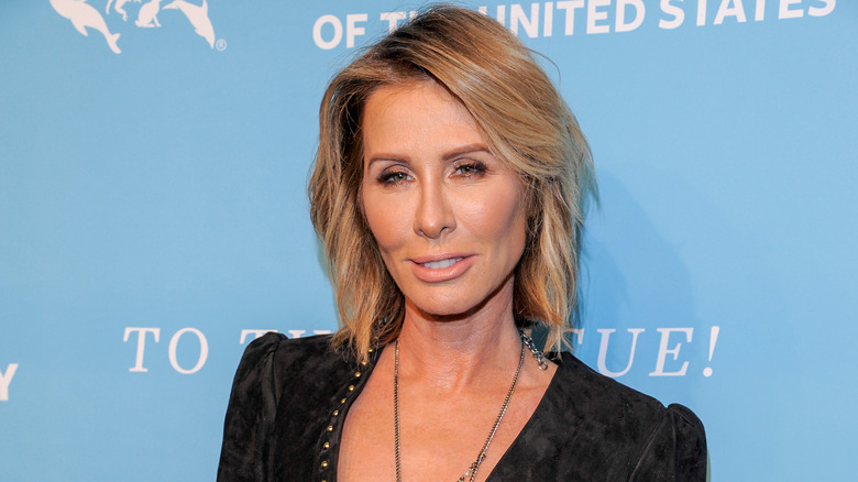 Carole Radziwill posing