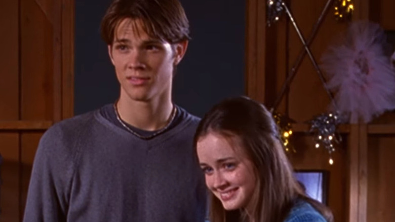 Jared Padalecki and Alexis Bledel film Gilmore Girls