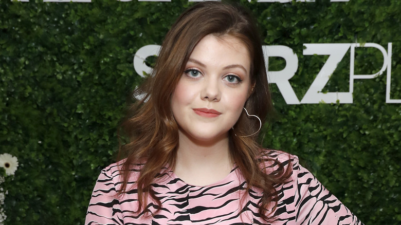 Georgie Henley smiling