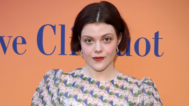 Georgie Henley posing