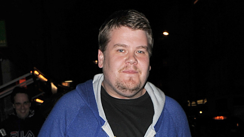 James Corden walking in Soho, after a brief visit to the Groucho private members club on May 18, 2009.