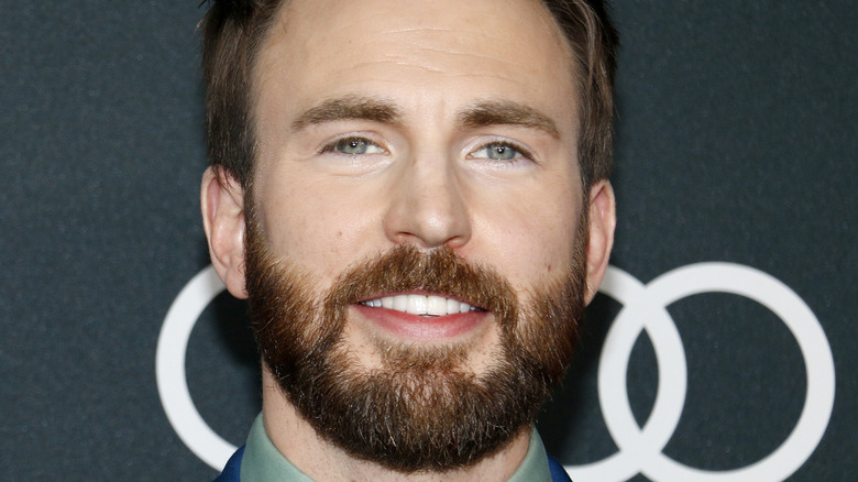 Chris Evans on the red carpet