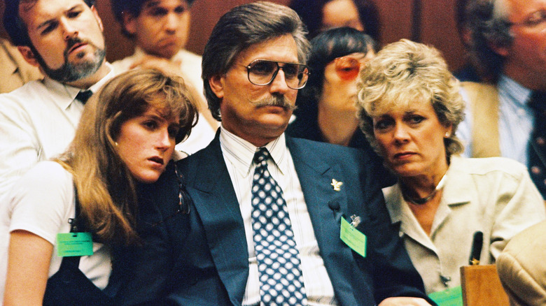 Ron Goldman's family in the trial
