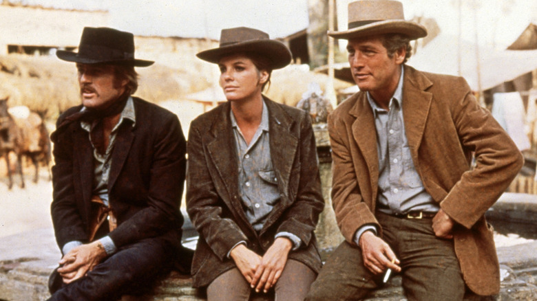 Robert Redford, Katharine Ross, and Paul Newman in Butch Cassidy and the Sundance Kid