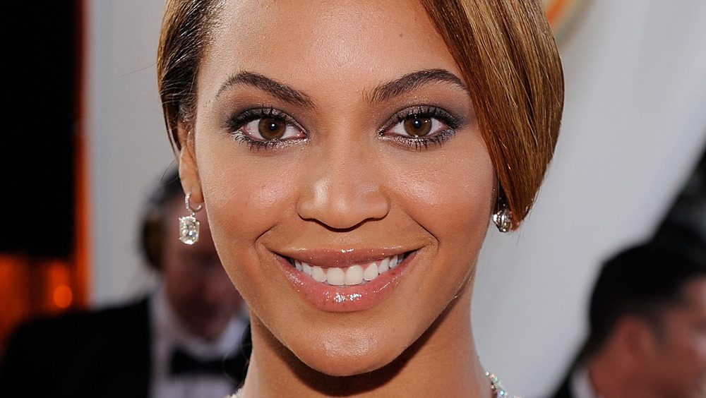 Beyonce smiling