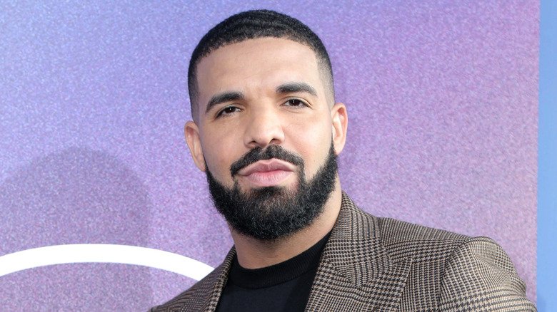 Drake posing