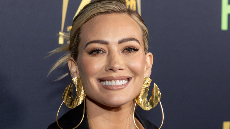 Hilary Duff smiling