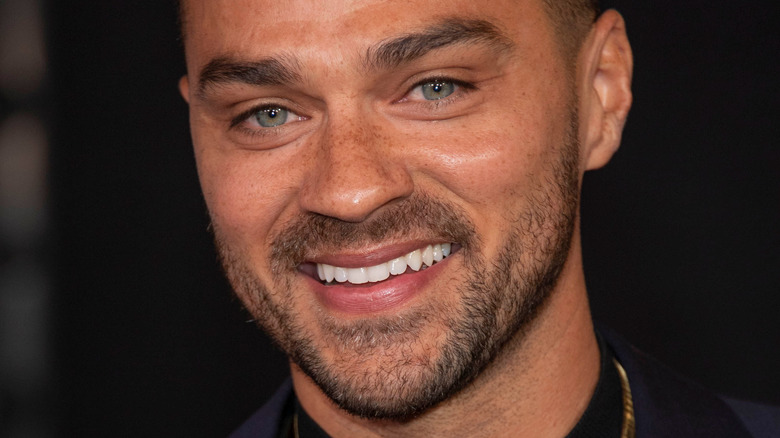 Jesse Williams grinning