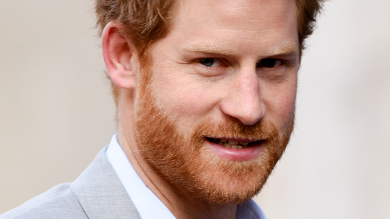 Prince Harry smiling