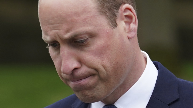  Prince William after emotional speech to launch of the Glade of Light Memorial in Manchester