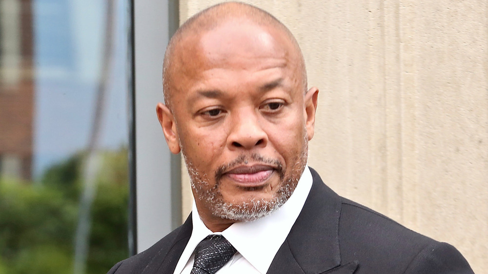 Dr. Dre looking down 