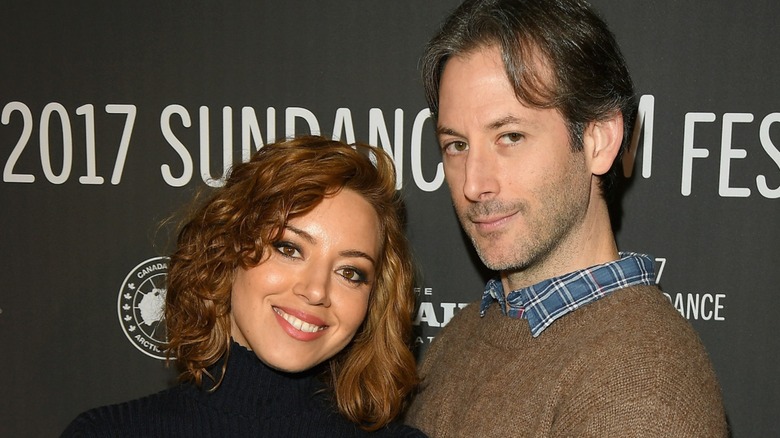 Aubrey Plaza and Jeff Baena attend "The Litthe Hours" premiere at Sundance 2017