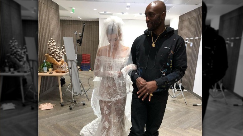 Hailey Bieber tribute to Virgil Abloh