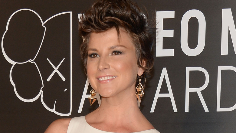 Diem Brown with short brown hair