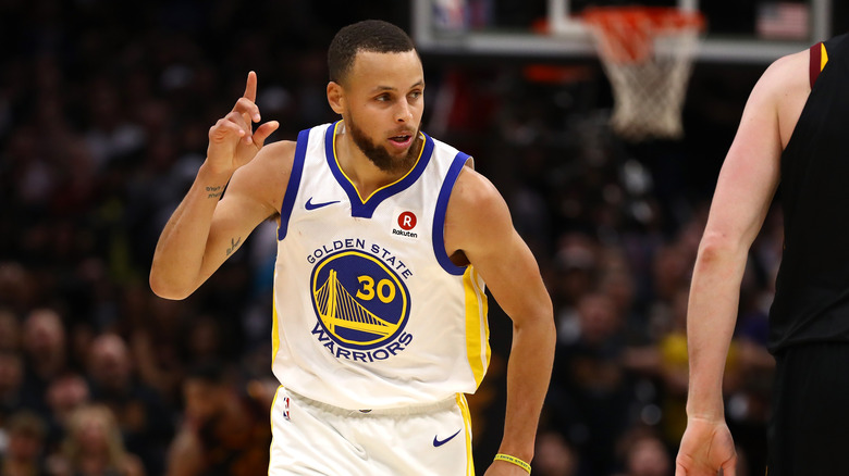 Stephen Curry during the 2018 NBA Finals