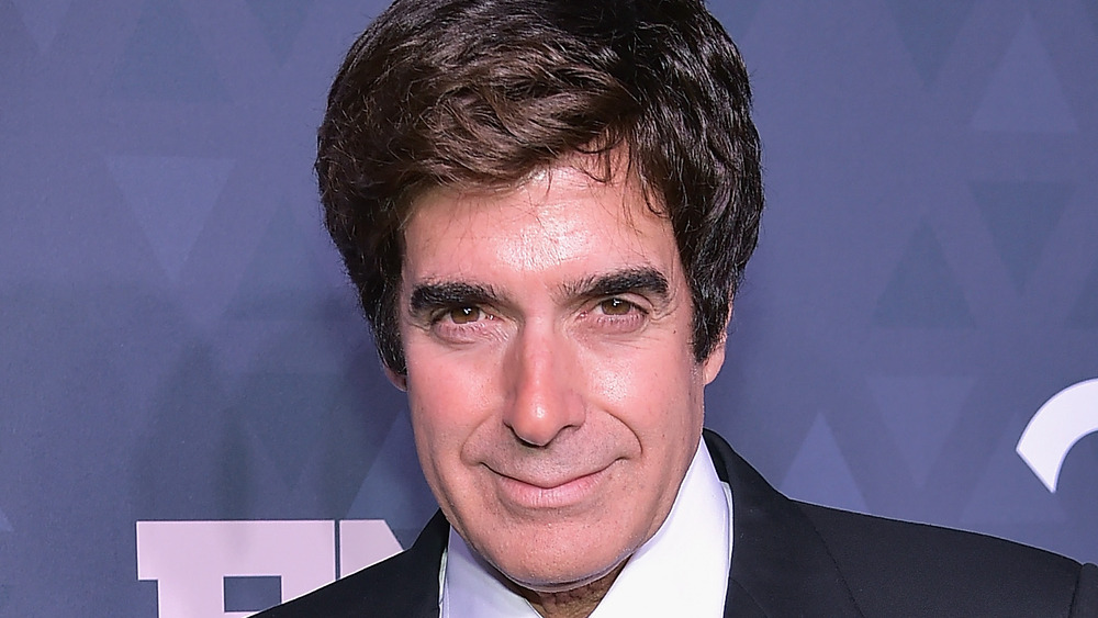 David Copperfield smiling at an event