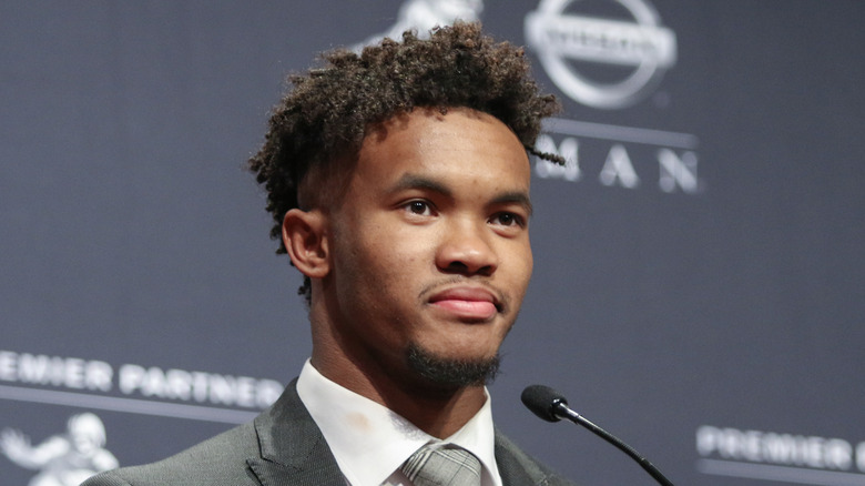 Kyler Murray in suit and tie