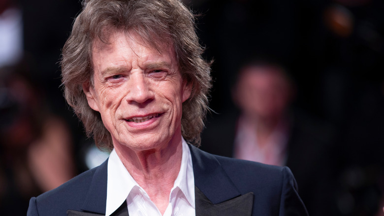 Mick Jagger smiling