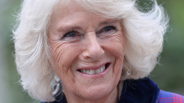 Camilla Parker Bowles smiling